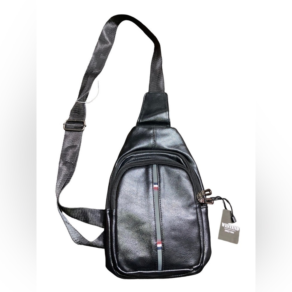 NWT Unisex Crossbody Sling Bag Black